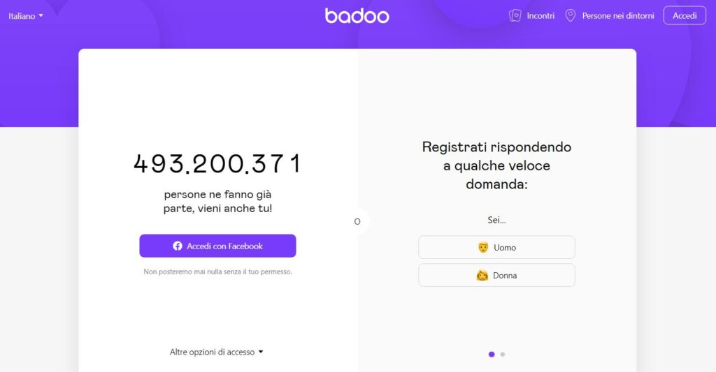 badoo login 1024x533 - Come funziona Badoo: la piattaforma per incontri online